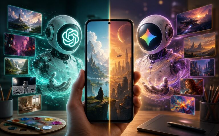 ChatGPT или Gemini: какая нейросеть на Android рисует лучше?