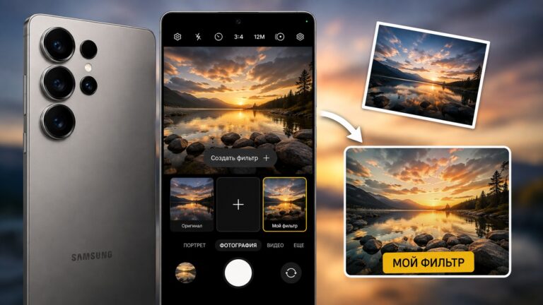 Тайный рецепт Samsung: ваш личный фильтр для фото за 30 секунд