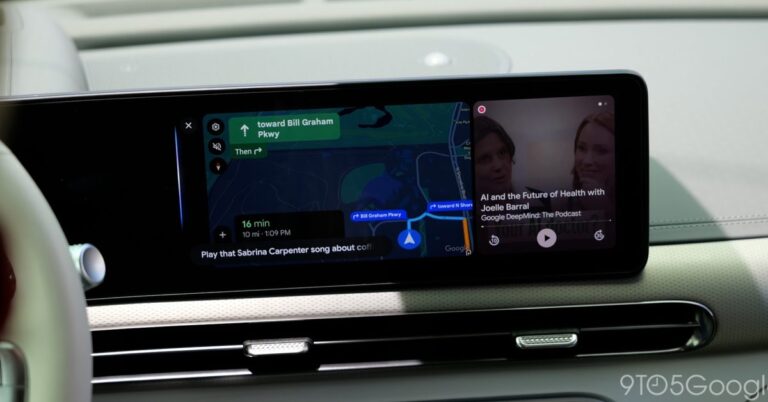 Android Auto тестирует панель быстрых настроек и пасхалку с енотом