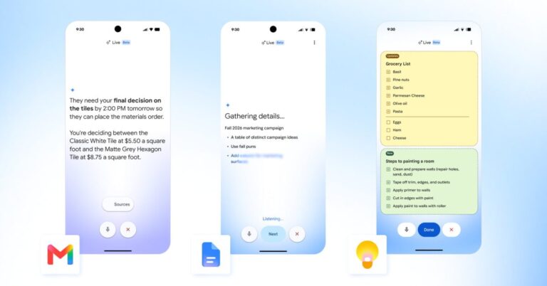 Gmail, Docs и Keep научились слушать: Google запускает «живые» помощники